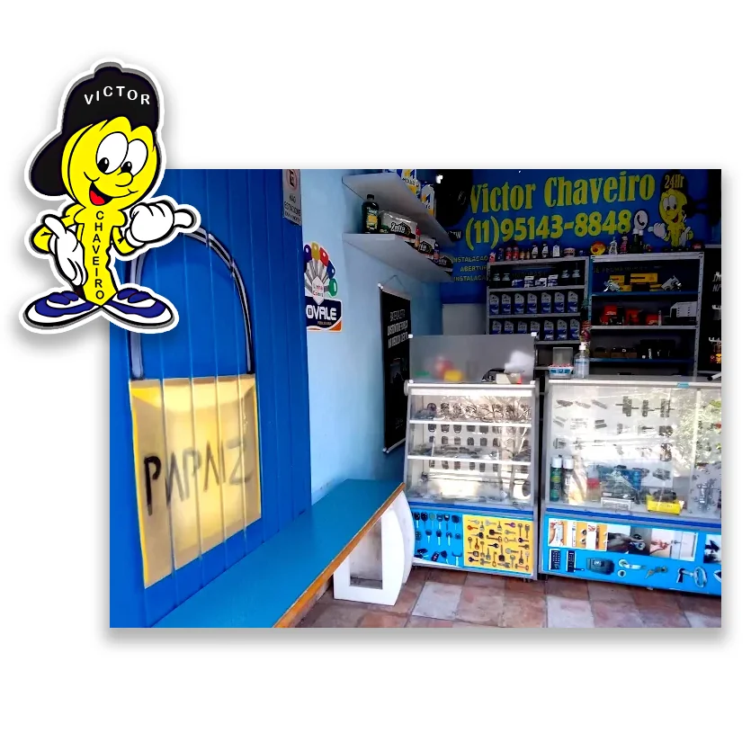 Banner Loja com Logo Fundo Branco